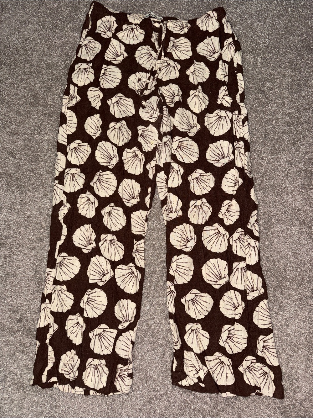 Abercrombie Linen Blend Pull on Pant